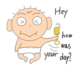 Babies is day-to-day sticker #7065298