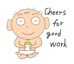 Babies is day-to-day sticker #7065303