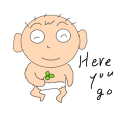 Babies is day-to-day sticker #7065311