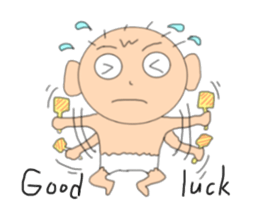 Babies is day-to-day sticker #7065316