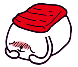 Lazy Sushi Bunny and Rabbit Friends sticker #7065495
