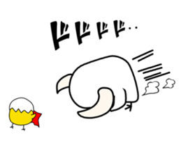 Mouth is bad, good chicken2 sticker #7065716