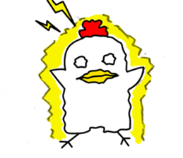Mouth is bad, good chicken2 sticker #7065717