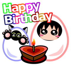 Xuan sister and little black cat sticker #7066269