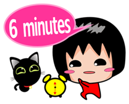 Xuan sister and little black cat sticker #7066291