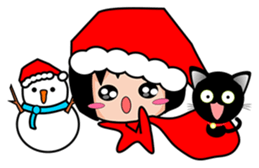 Xuan sister and little black cat sticker #7066293