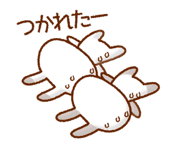 Spotted rabbit (Chap. always with you) sticker #7066429