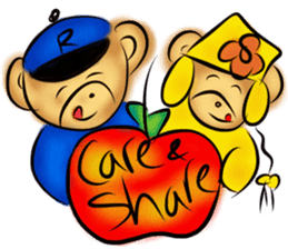 Rossy the teacher bears I sticker #7066615