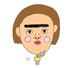 Healing woman sticker #7067018