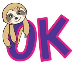 Sloth.Feeling of nearly 30 years old ver sticker #7067064