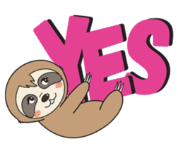 Sloth.Feeling of nearly 30 years old ver sticker #7067066