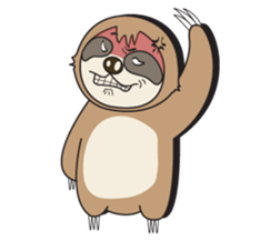 Sloth.Feeling of nearly 30 years old ver sticker #7067085