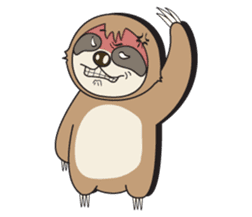 Sloth.Feeling of nearly 30 years old ver sticker #7067085