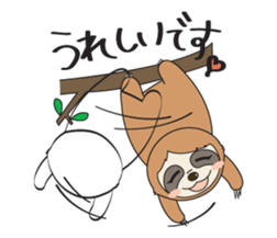 Sloth.Feeling of nearly 30 years old ver sticker #7067100