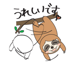 Sloth.Feeling of nearly 30 years old ver sticker #7067100