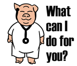 Dr. Pig sticker #7067184