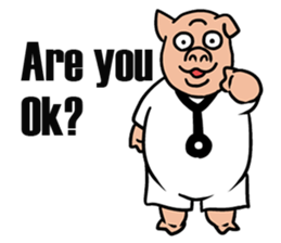 Dr. Pig sticker #7067185