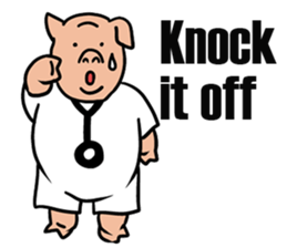 Dr. Pig sticker #7067189