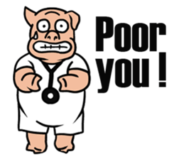 Dr. Pig sticker #7067190