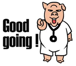 Dr. Pig sticker #7067191