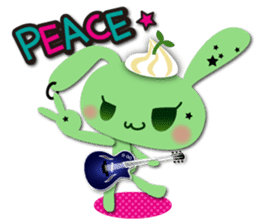 ROCK! MacaronRabbit - English Version sticker #7067503