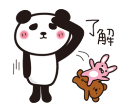 papapa panda sticker sticker #7067672