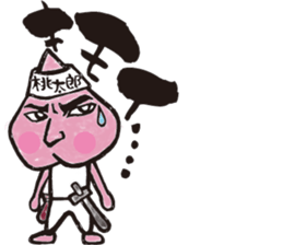 peach samurai sticker #7067712