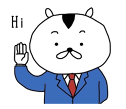 Squirrel Office worker sticker #7067748