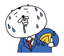 Squirrel Office worker sticker #7067750