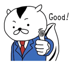 Squirrel Office worker sticker #7067752