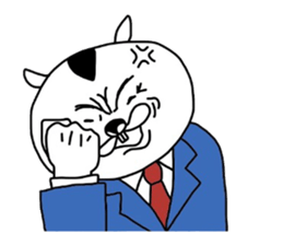 Squirrel Office worker sticker #7067754