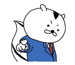 Squirrel Office worker sticker #7067764