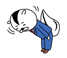 Squirrel Office worker sticker #7067771