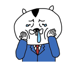 Squirrel Office worker sticker #7067775