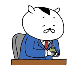 Squirrel Office worker sticker #7067776