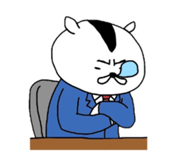 Squirrel Office worker sticker #7067777