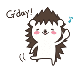 Hedgehog Kurimaru 3 sticker #7067909
