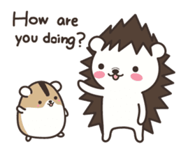 Hedgehog Kurimaru 3 sticker #7067910