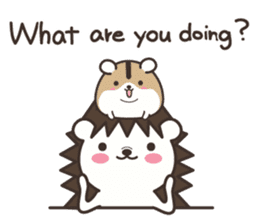 Hedgehog Kurimaru 3 sticker #7067911