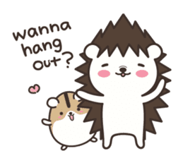 Hedgehog Kurimaru 3 sticker #7067914