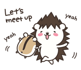 Hedgehog Kurimaru 3 sticker #7067915