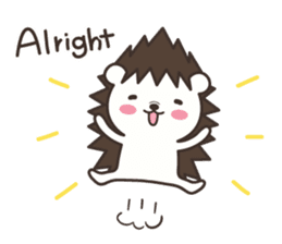 Hedgehog Kurimaru 3 sticker #7067919