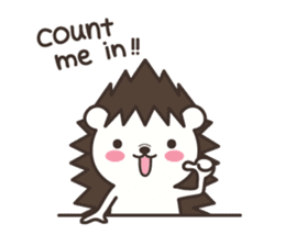 Hedgehog Kurimaru 3 sticker #7067921
