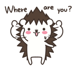 Hedgehog Kurimaru 3 sticker #7067922