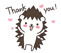 Hedgehog Kurimaru 3 sticker #7067932