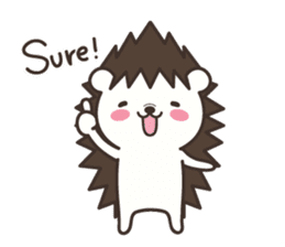 Hedgehog Kurimaru 3 sticker #7067934