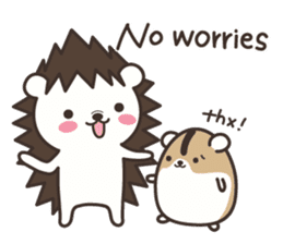 Hedgehog Kurimaru 3 sticker #7067936