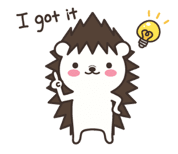 Hedgehog Kurimaru 3 sticker #7067938