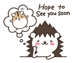 Hedgehog Kurimaru 3 sticker #7067943