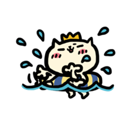 NYANKORO the prince cat's vacation sticker #7067971